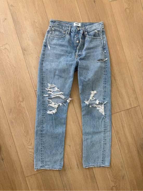 Agolde Pants - Agolde 90s mid rise distressed